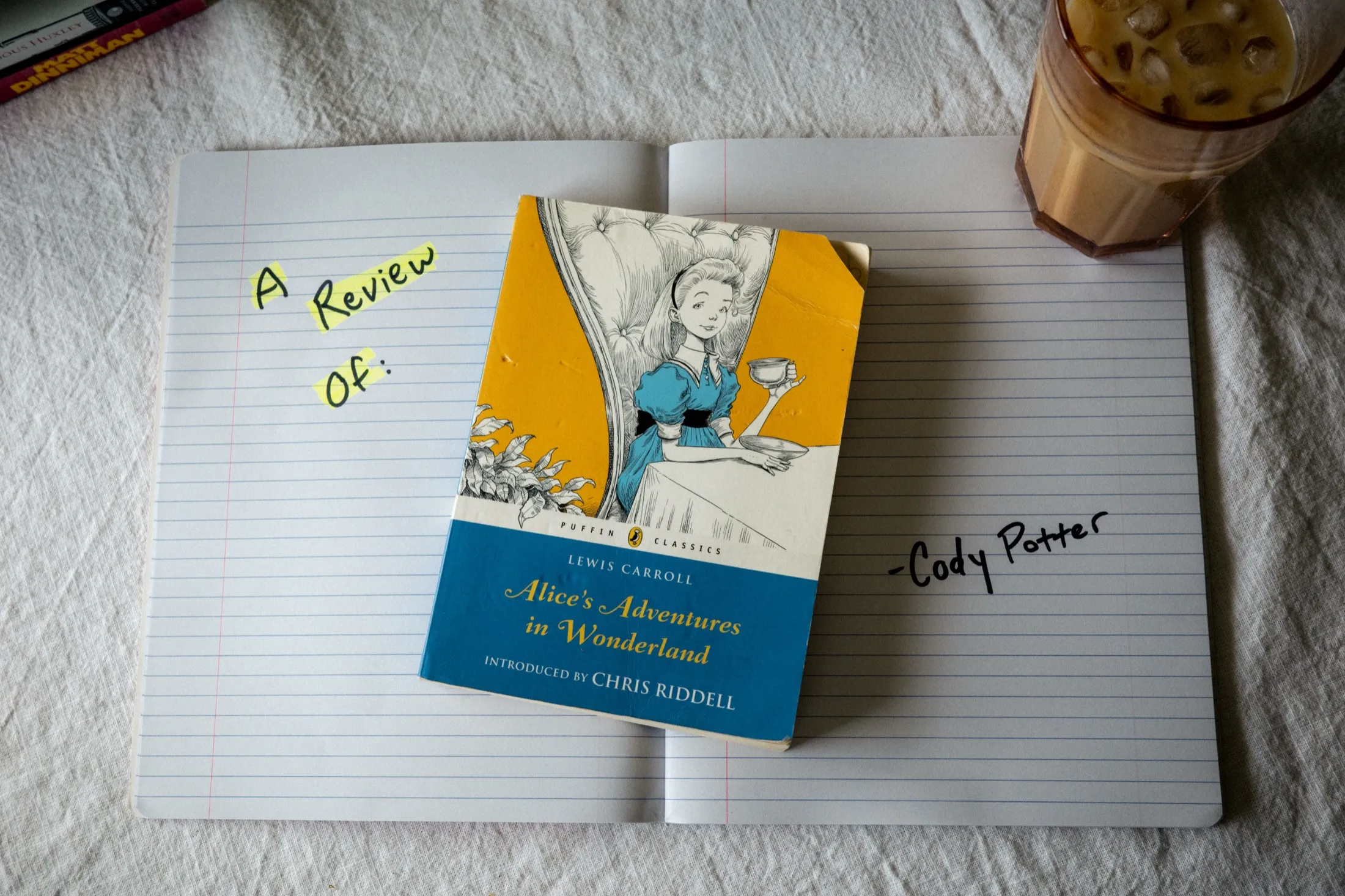 Photo of my copy of Alice's Adventures in Wonderland